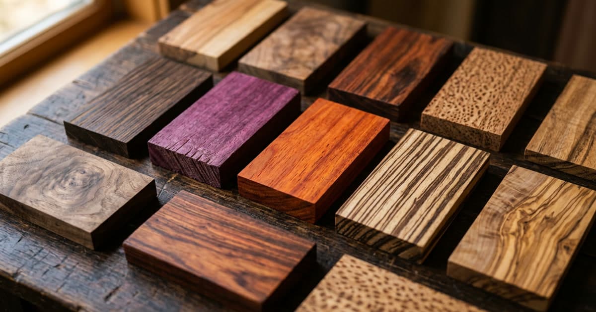 Exotic Woods in Woodworking: When and Why They Are Used