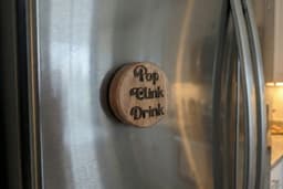 Magnetic Bottle Opener - Detail