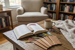 Wooden bookmark with decorative tassel
